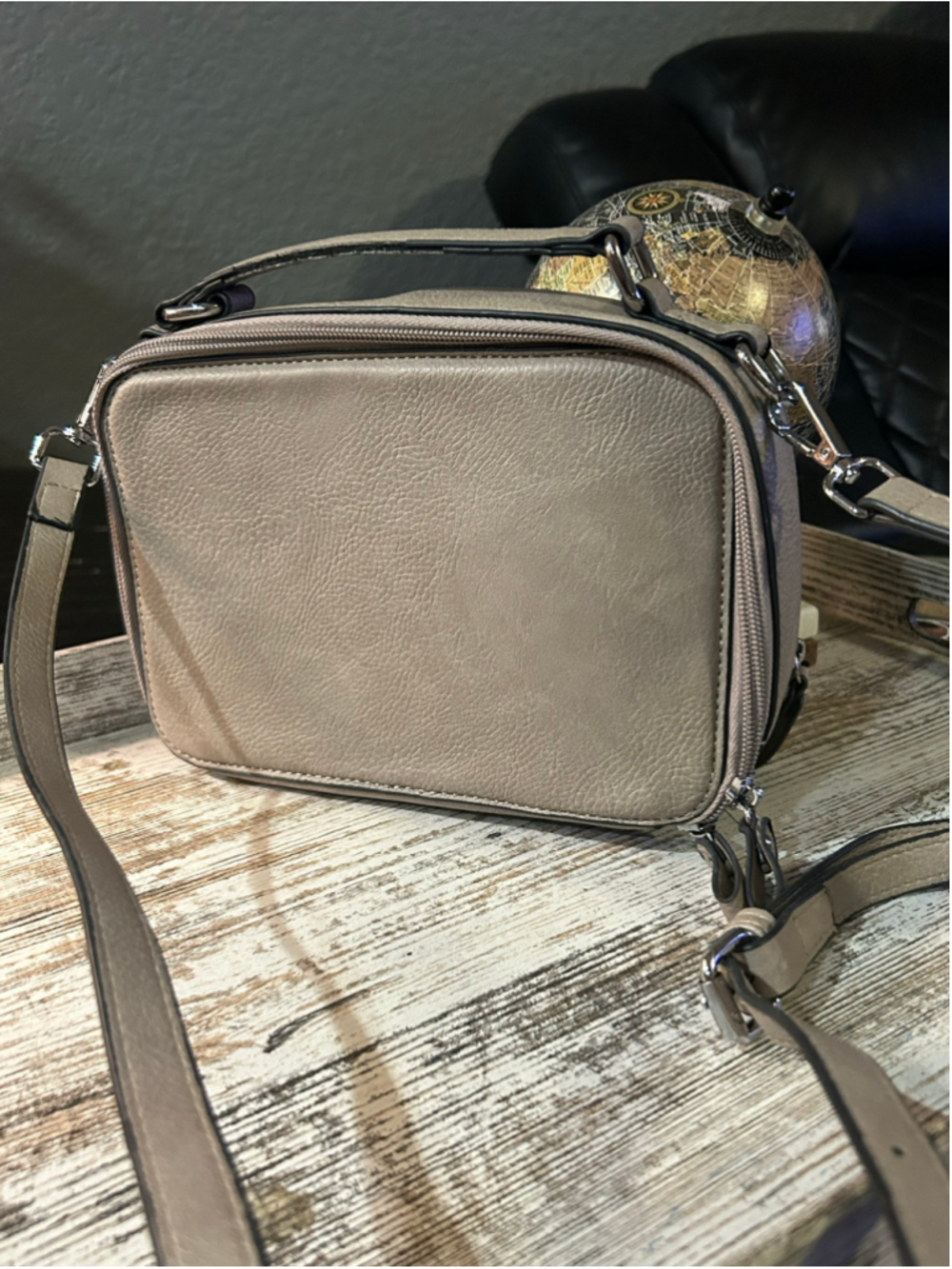 Women's Unbranded Beige Crossbody Bag One Size - Picture 4 of 7